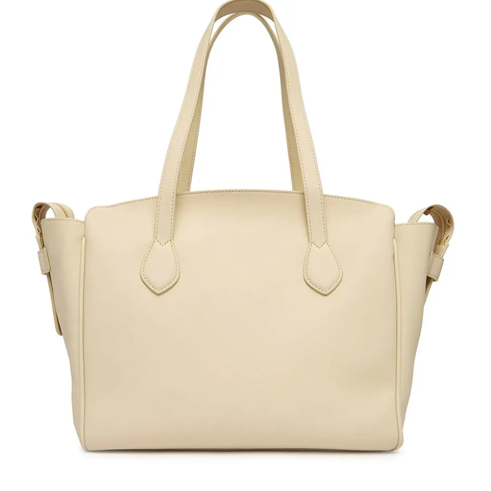 Shopping Bag Donna con Pochette LOVE MOSCHINO linea Bold Bag Avorio
