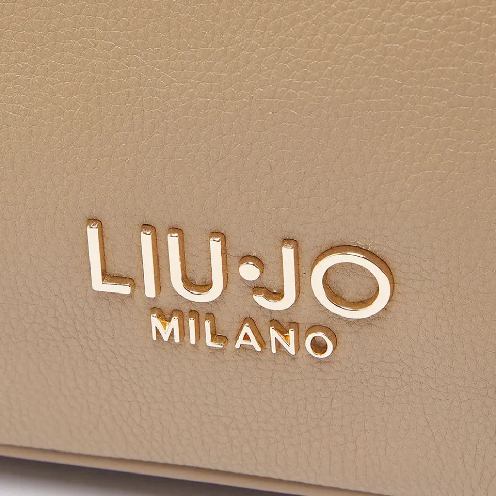 Shopping Bag Donna LIU JO Better effetto Bottalato color Fango