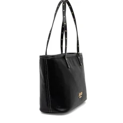 Shopping Bag Donna LIU JO Better effetto Bottalato Nero