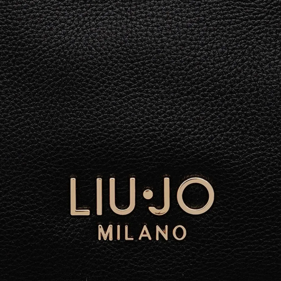 Shopping Bag Donna LIU JO Better effetto Bottalato Nero