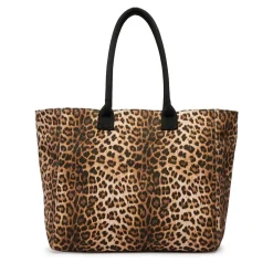 Shopping Bag Donna LIU JO in Tessuto stampa Animalier