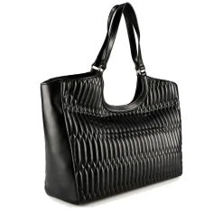 Shopping Bag Donna LOVE MOSCHINO linea Bubby Love in Ecopelle Nera