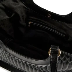 Shopping Bag Donna LOVE MOSCHINO linea Bubby Love in Ecopelle Nera