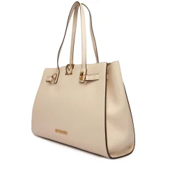 Shopping Bag Donna LOVE MOSCHINO linea Soft Sculpt Avorio