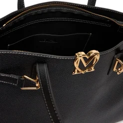 Shopping Bag Donna LOVE MOSCHINO linea Soft Sculpt Nera