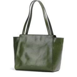 Shopping Bag Donna THE BRIDGE linea Lucrezia in Pelle Verde Maggiorana