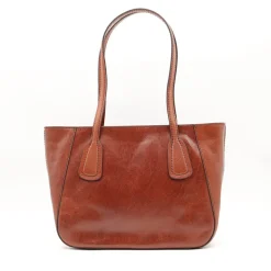 Shopping Bag Donna THE BRIDGE linea Maddalena in Pelle Marrone