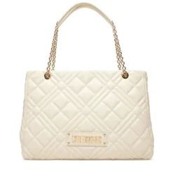 Shopping Bag Trapuntata LOVE MOSCHINO linea Quilted colore Avorio