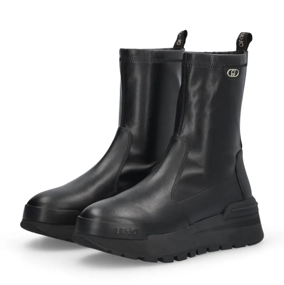 Sitvaletti Donna LIU JO Amazing 22 in Tessuto Stretch Nero
