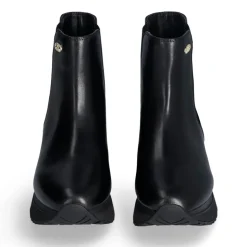 Sneakers Alte Donna LIU JO Maxi Wonder 95 in Tessuto Stretch e Suede Nero