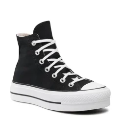 Sneakers Alte Platform CONVERSE Chuck Taylor All Star in Canvas Nera