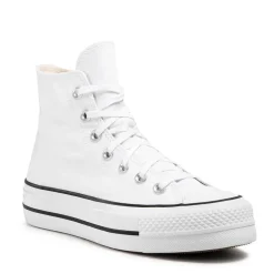Sneakers Alte Platform CONVERSE Chuck Taylor All Star in Canvas Bianca