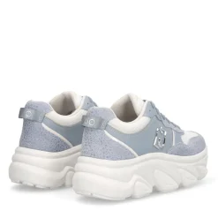 Sneakers Chuncky Donna LIU JO Steffy 01 in Pelle Azzurra