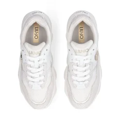 Sneakers Chuncky Donna LIU JO Steffy 01 in Pelle Bianca