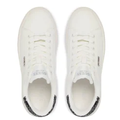 Sneakers Donna GUESS in Pelle Colore White - Silver Linea Elbina10