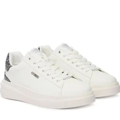 Sneakers Donna GUESS in Pelle Colore White - Silver Linea Elbina10