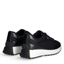 Sneakers Donna LIU JO Lolo 20 in Suede e Brighty Mesh Nero