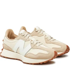 Sneakers Donna NEW BALANCE 327 in Tessuto Tecnico e Suede colore Beige