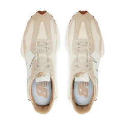 Sneakers Donna NEW BALANCE 327 in Tessuto Tecnico e Suede colore Beige