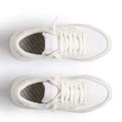 Sneakers Donna WUSHU RUYI Master 651 in Nylon e Suede Cloud Dancer
