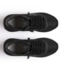 Sneakers Donna WUSHU RUYI Master 665 in Nylon e Suede Dark Night
