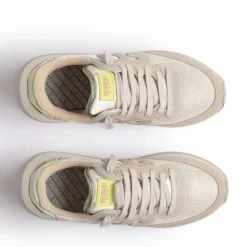 Sneakers Donna WUSHU RUYI Super Master 31 in Nylon e Suede Moss e Light Gray White Onyx e Winter Pear