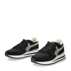 Sneakers Donna W6YZ Yak-W. in Tessuto Tecnico e Suede colore Black Bone