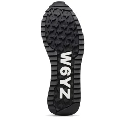 Sneakers Donna W6YZ Yak-W. in Tessuto Tecnico e Suede colore Black Platinum Bone