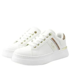 Sneakers Platform 1A Classe Alviero Martini Bianco e Geo Classic con Strass 2421