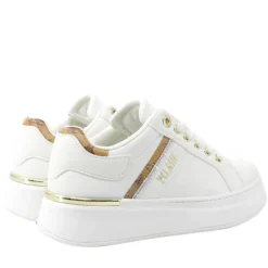 Sneakers Platform 1A Classe Alviero Martini Bianco e Geo Classic con Strass 2421
