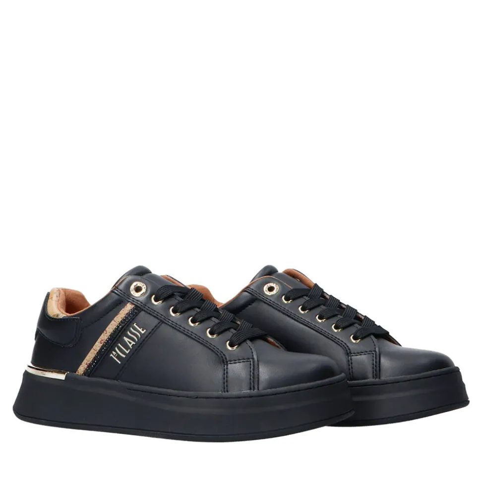 Sneakers Platform 1A Classe Alviero Martini Nero con Strass 2266