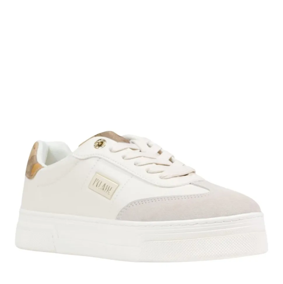Sneakers Platform 1A Classe Alviero Martini in Econappa Bianco Sporco 2409