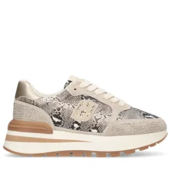 Sneakers Platform Donna LIU JO Amazing 25 in Suede e Inserti stampa Pitone