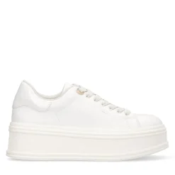 Sneakers Platform LIU JO Selma 16 in Pelle Bianca