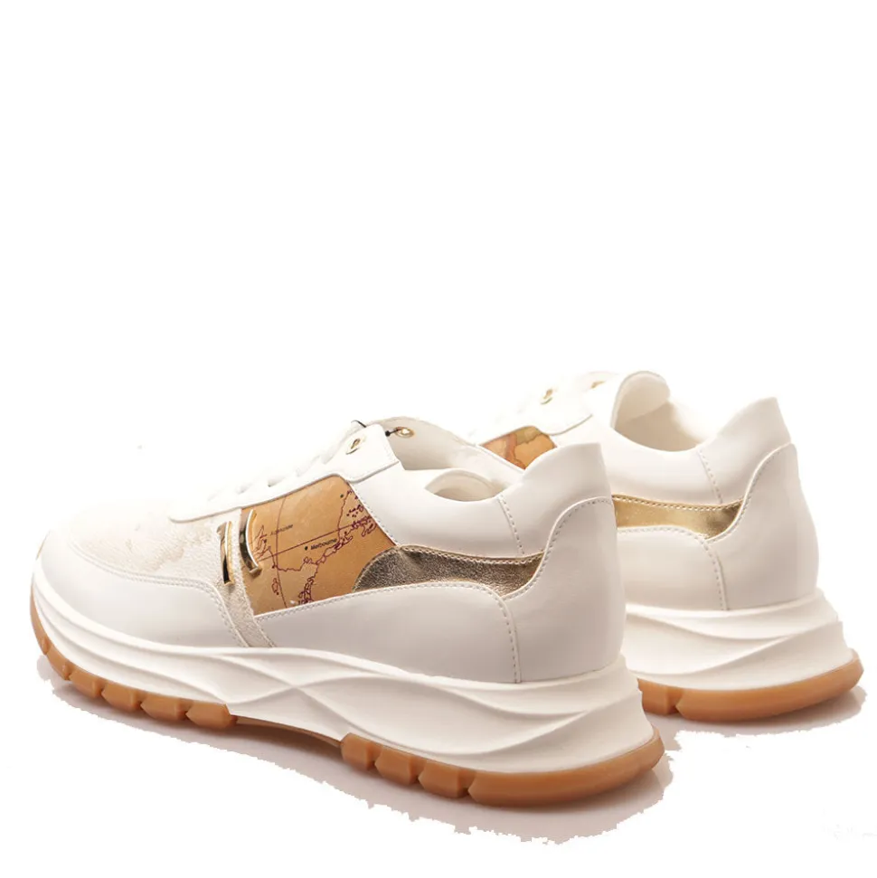 Sneakers Running 1A Classe Alviero Martini linea Geo Mix stampa Geo Classic e Geo White 1204