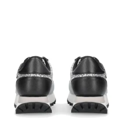 Sneakers Running LIU JO Evelyn 915 Full Glitter Silver con Inserti Laminati