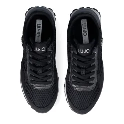 Sneakers Running LIU JO Evelyn 915 in Microfibra e Mesh Nero