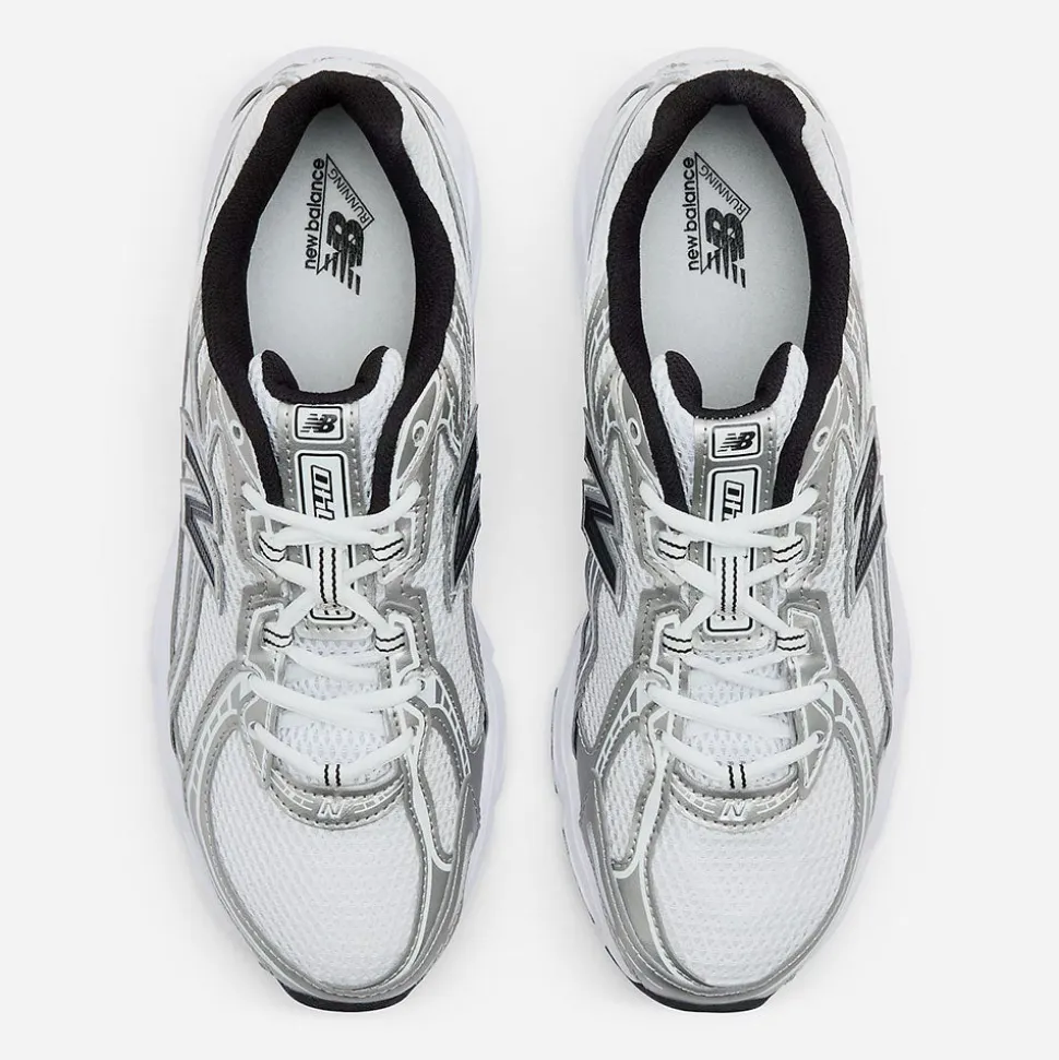 Sneakers Running NEW BALANCE 740 in Tessuto Sintetico e Mesh colore White Metallic Silver e Black