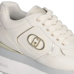 Sneakers Super Platform Donna LIU JO Maxi Wonder Plus 01 in Pelle color Latte