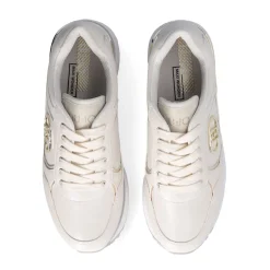 Sneakers Super Platform Donna LIU JO Maxi Wonder Plus 01 in Pelle color Latte