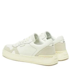 Sneakers Uomo LIU JO Boy 02 in Pelle Bottalata Off White