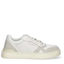 Sneakers Uomo LIU JO Boy 02 in Suede e Mesh Off White