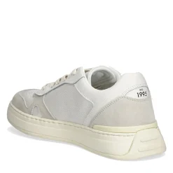Sneakers Uomo LIU JO Boy 02 in Suede e Mesh Off White