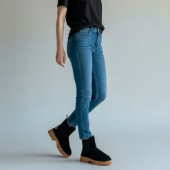 Stivaletti Donna Imbottiti LIU JO Juny 02 in Suede Nera