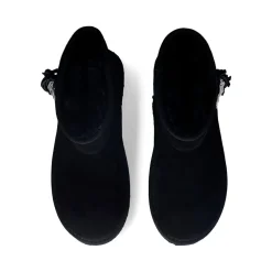 Stivaletti Donna Platform Imbottiti LIU JO Jane 09 in Suede Nero con Frange