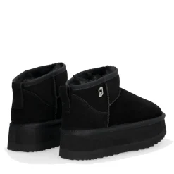 Stivaletti Donna Platform LIU JO Jane 01 Imbottiti in Suede Nero