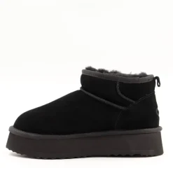 Stivaletti Imbottiti Platform S by MASSIMO SANTINI linea Springer 08 in Velour Nero