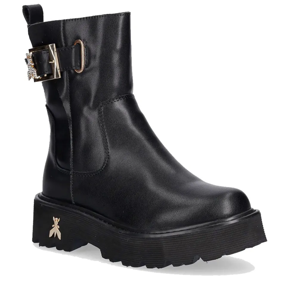 Stivali PATRIZIA PEPE Girl linea Fly Strass in Pelle Nera