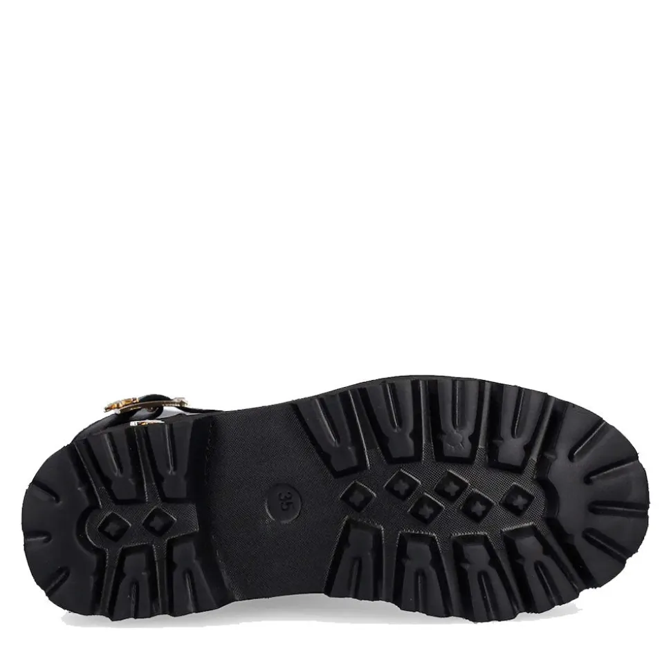 Stivali PATRIZIA PEPE Girl linea Fly Strass in Pelle Nera