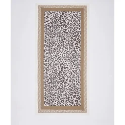 Stola Donna 90 x 180 cm LIU JO in Modal stampa Animalier Naturale